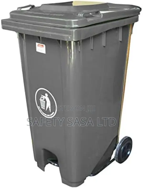 Brooks Waste Bin 240 Liters With Pedal Color Grey