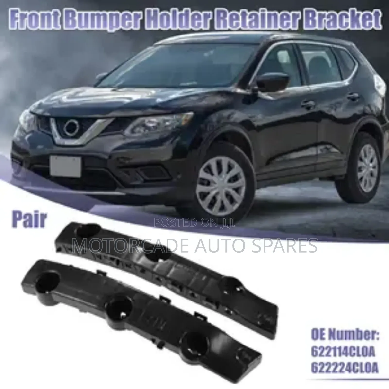Nissan Xtrail T32 Bumper Bracket Retainer Set