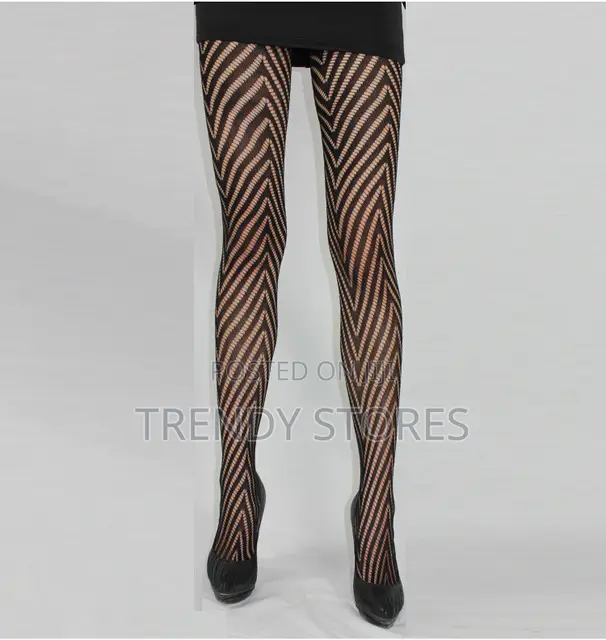 Jacquard Fishnet Stockings