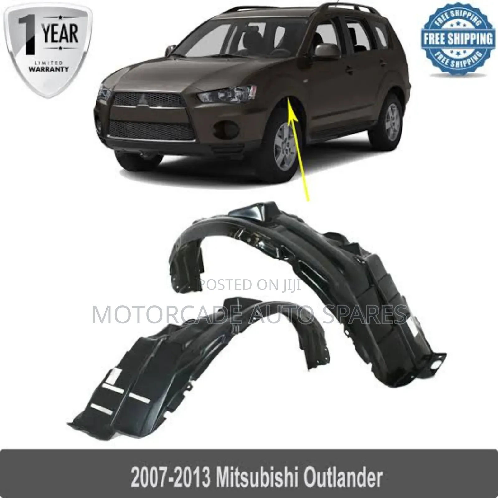 Mitsubishi RVR Stone Guards/Inner Fender