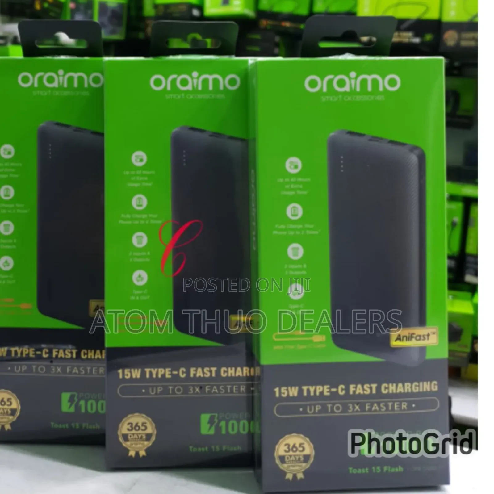 Black Oraimo OPB- 110OD Power Bank