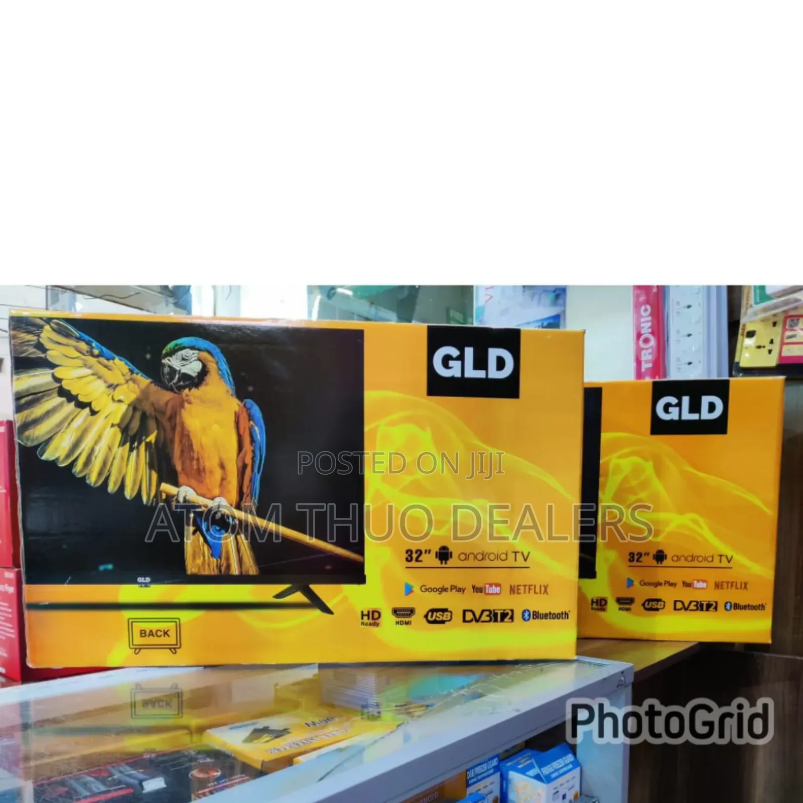 GLD 32" Smart Android Frameless TV With Bluetooth.