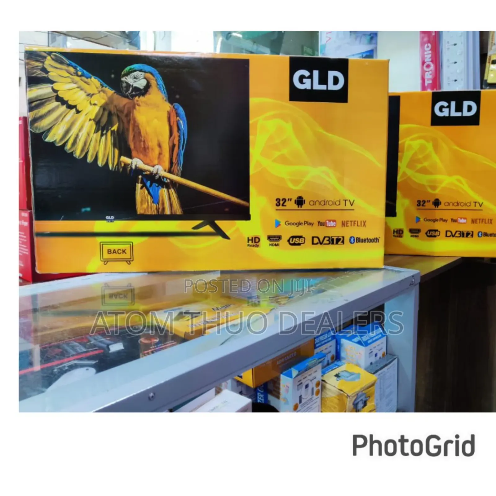 GLD 32" Smart Android Frameless TV With Bluetooth.