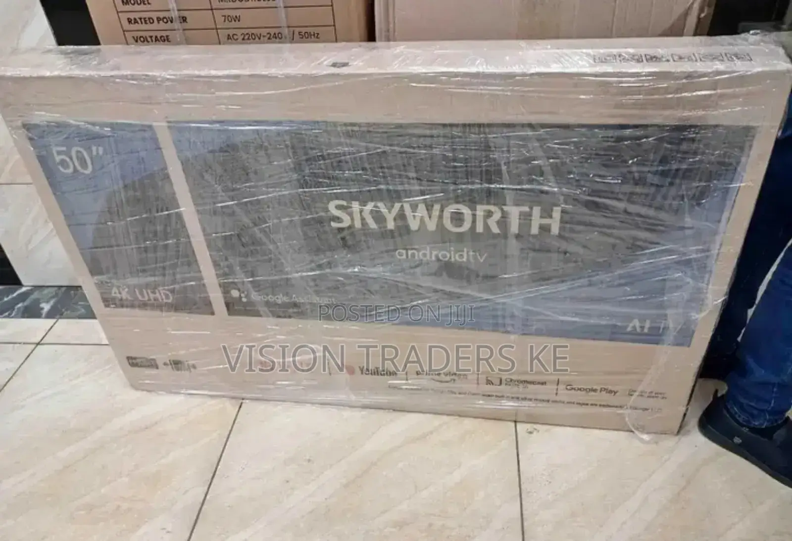 Skyworth 55 Inches Android Frameless Television With Netflix