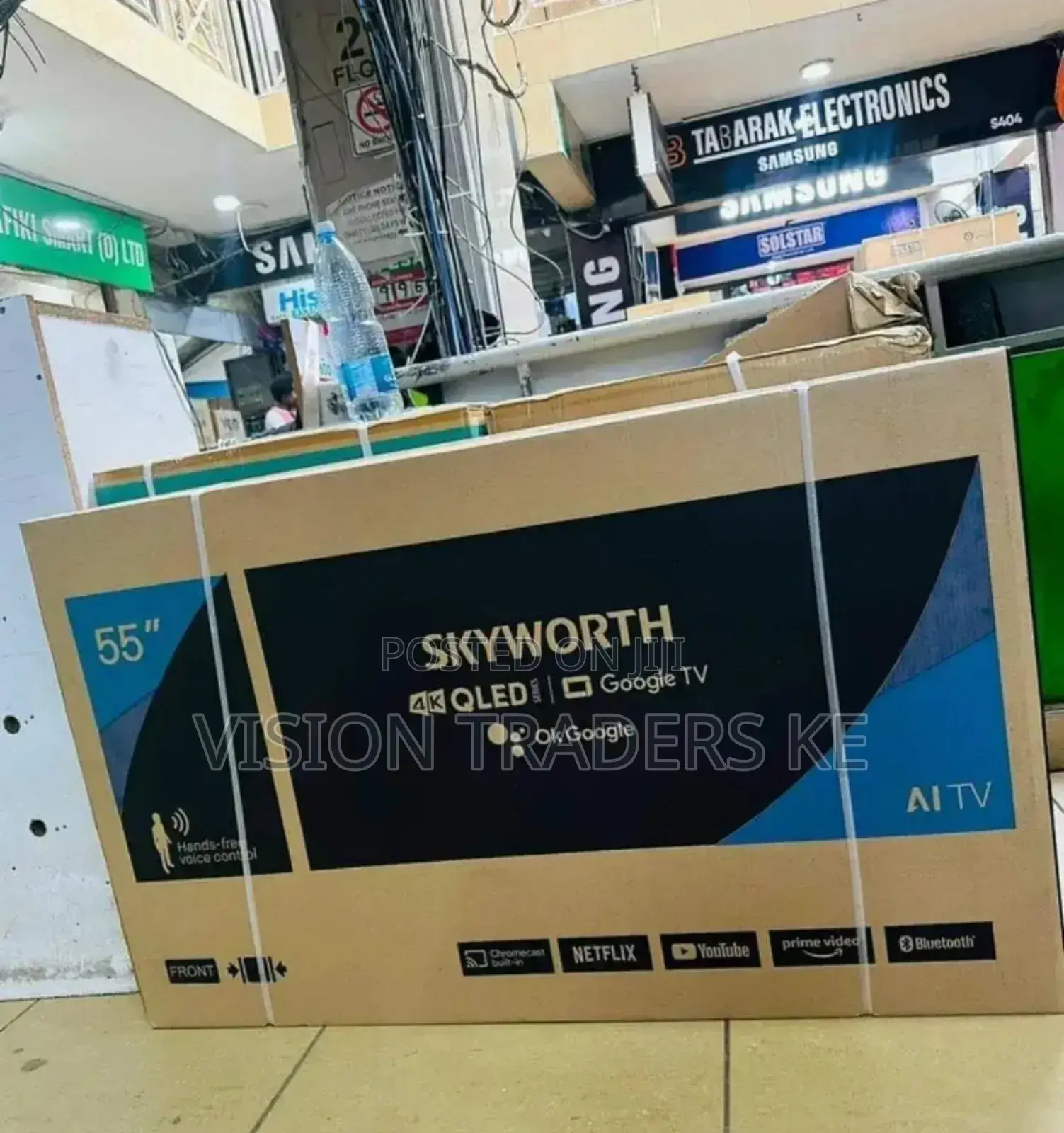 Skyworth 55 Inches Qled Frameless Television With Youtube