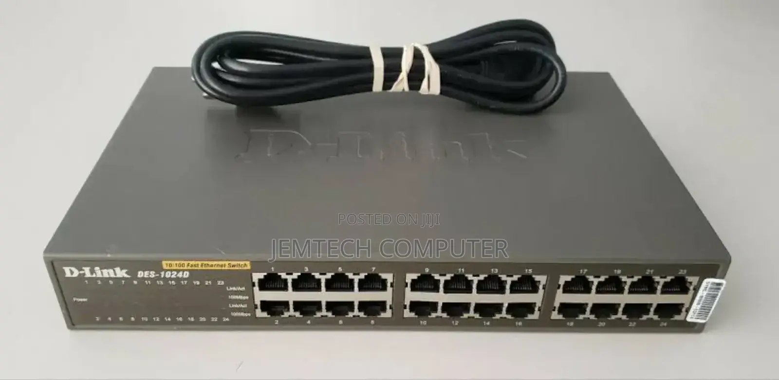 D-Link 24 Port 10/100mbps Unmanaged Switch Des-1024d