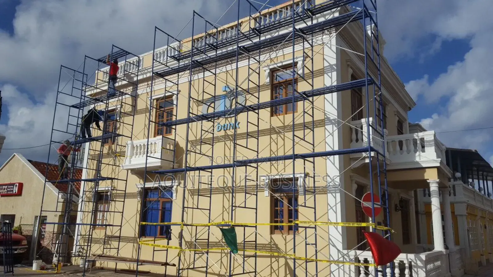 Scaffolding Ladder. Metallic