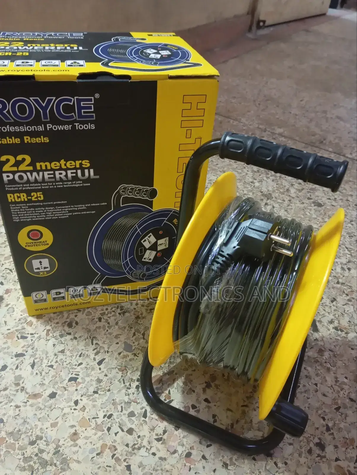 Royce Extension Cable Reel 22 Meter