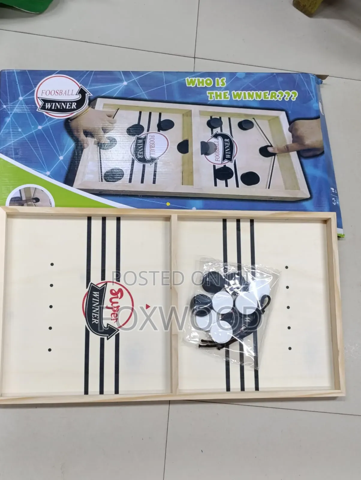 Foosball Winner Board Game Large Size