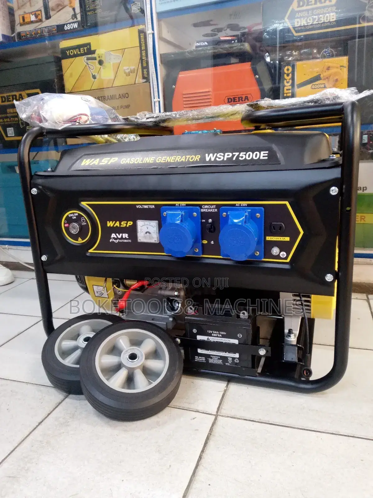 7.5KVA Original Wasp Generator Key Start With Wheels