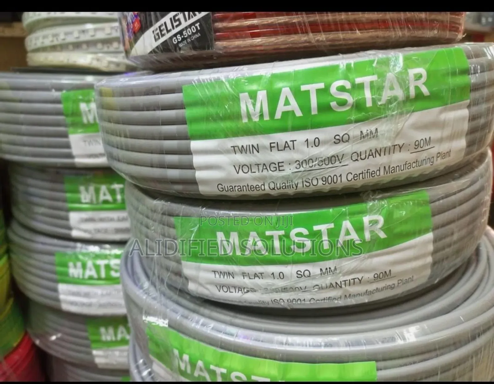 1.0 Twin Matstar Cable<>Matstar Cable 90m
