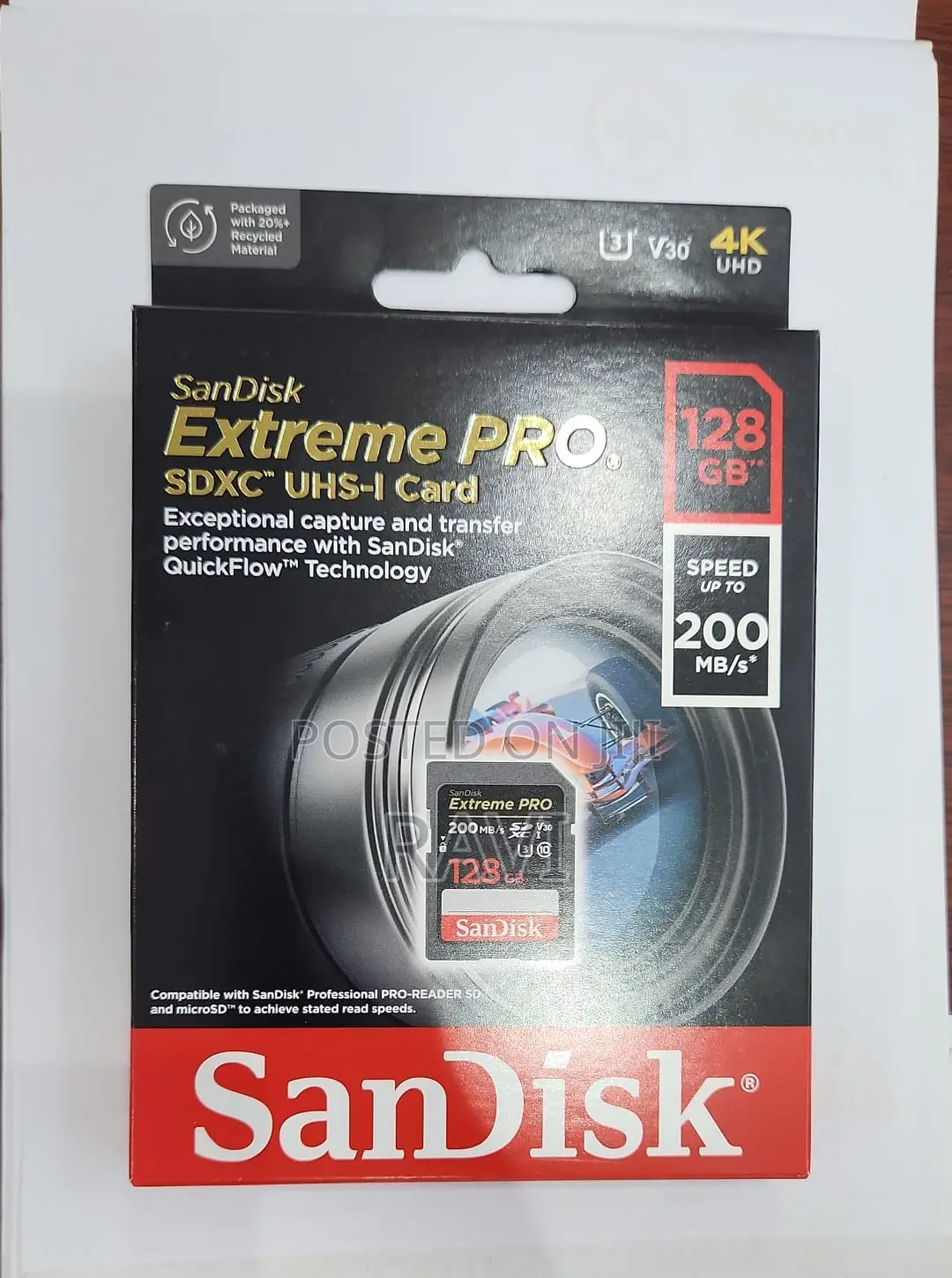 Sandisk 128gb/200mbs SDXC Uhs I Card