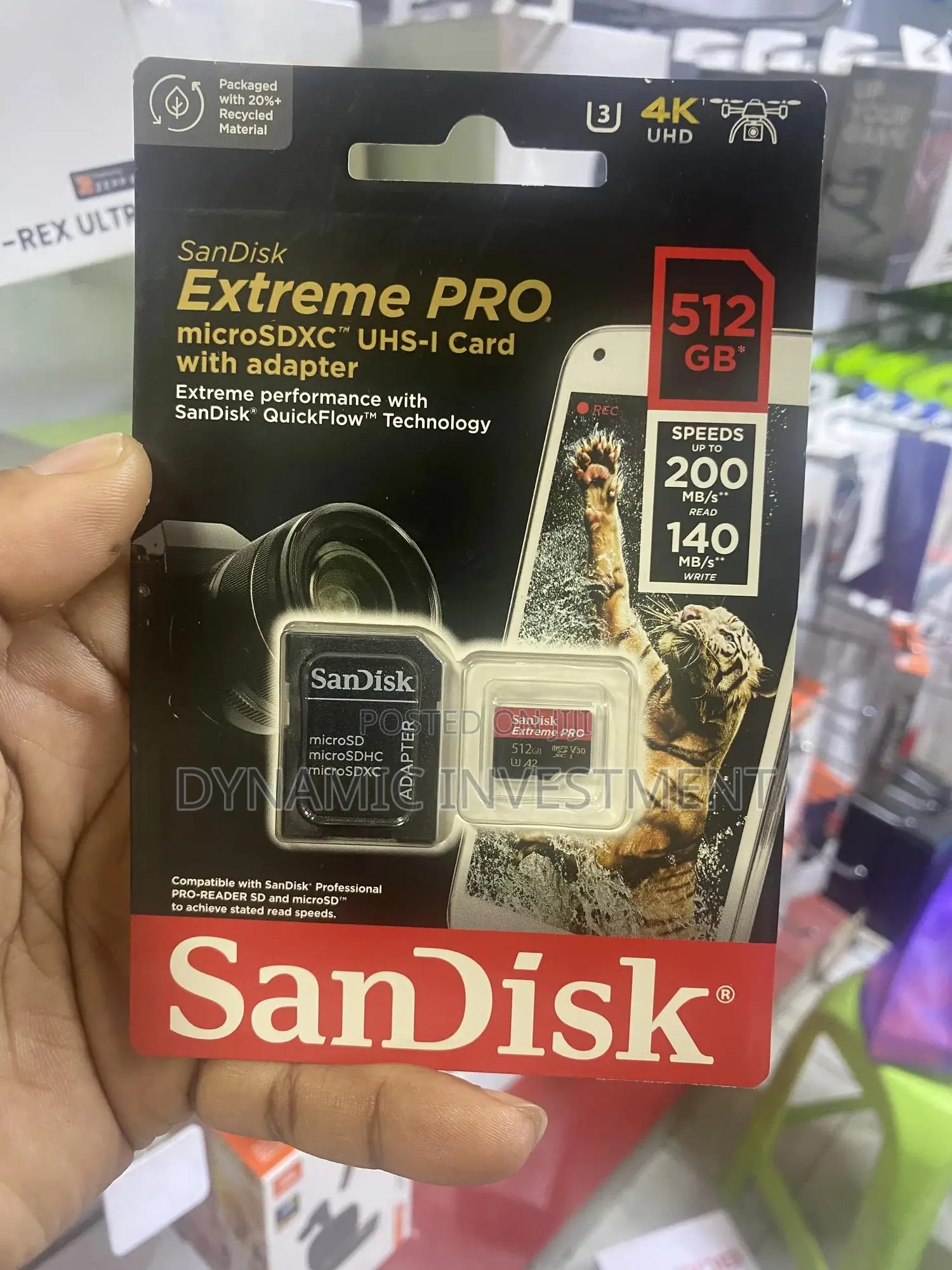 Sandisk Extreme Pro Microsdxc Uhs-I Memory Card 512 Gb