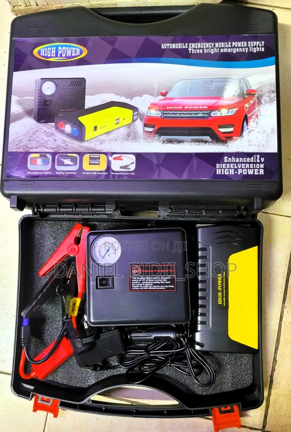 Automobile Jumpstart Kit (High Power)
