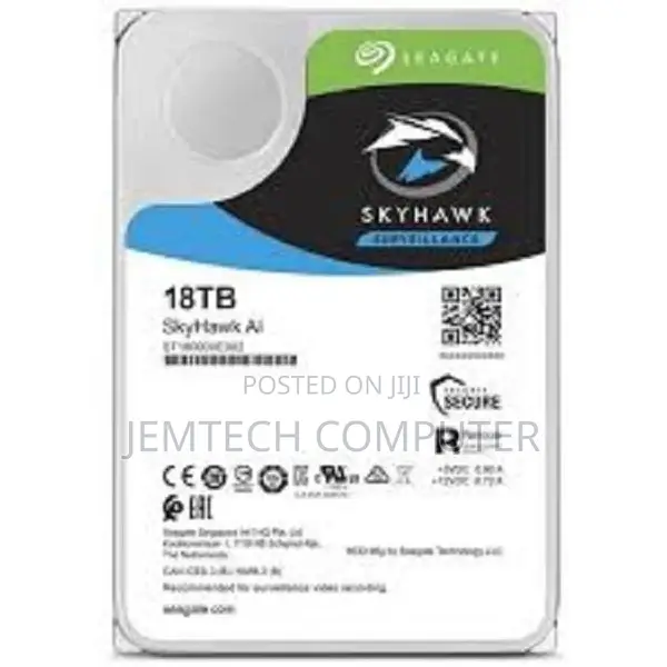 Seagate Skyhawk Hard Drive 18tb Surveillance - St18000ve002