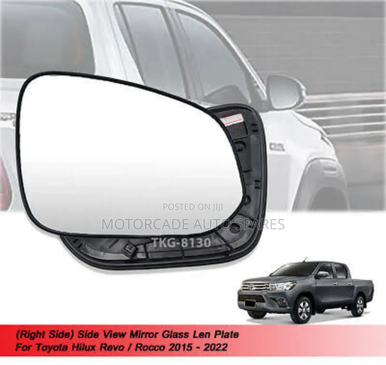 Toyota Hilux Revo Side Mirror Glass