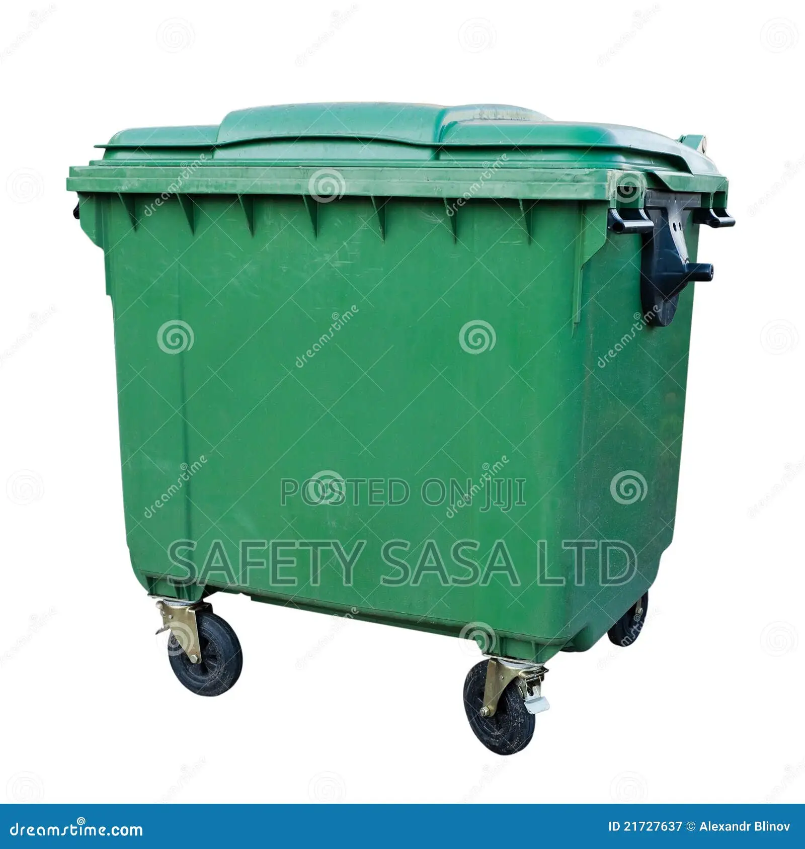 660 LTR Plastic Garbage Bin With Castors