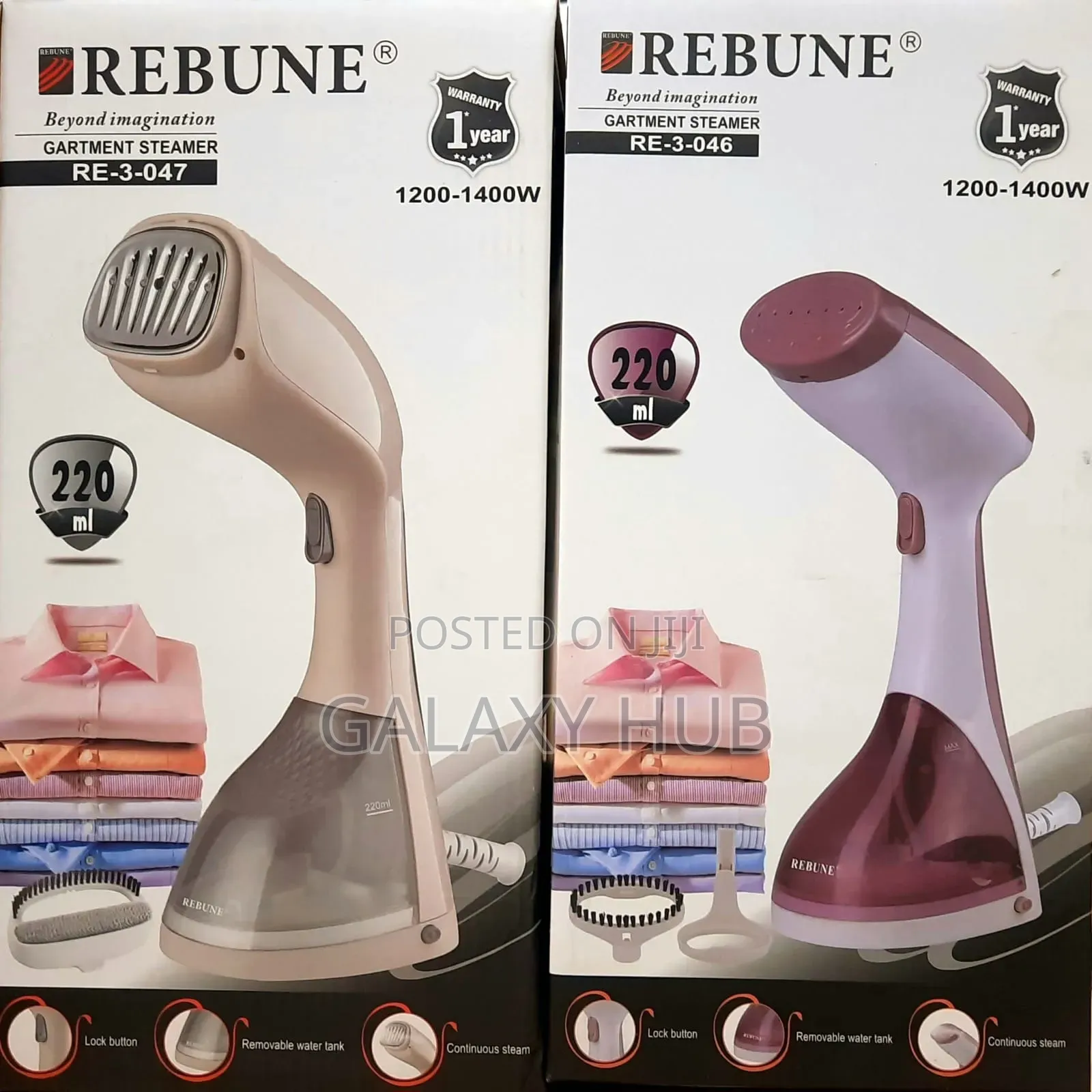 Rebune Electric Cloth Steamers Re-047