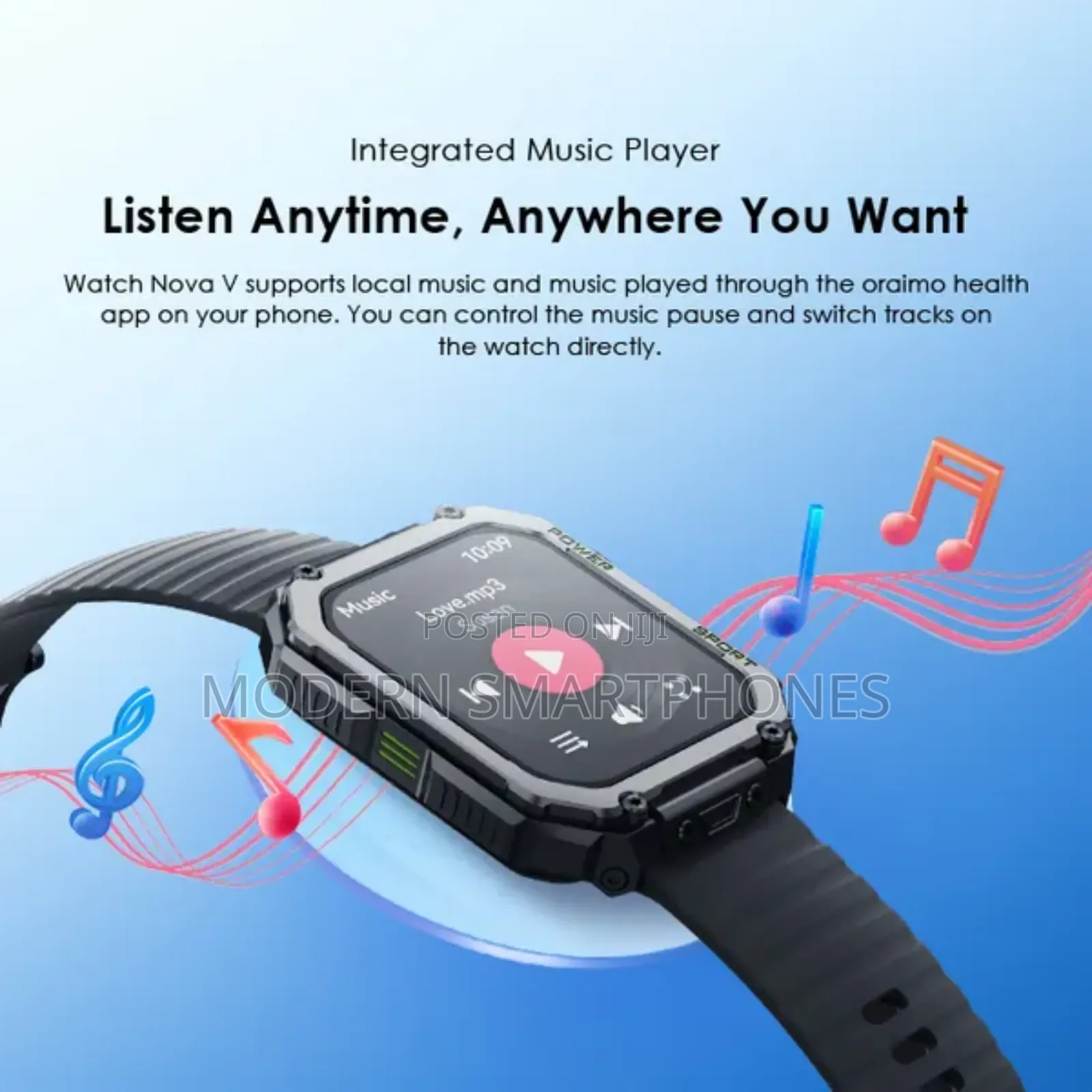 Oraimo Nova v 2.01". HD Video Watch Faces Smart Watch