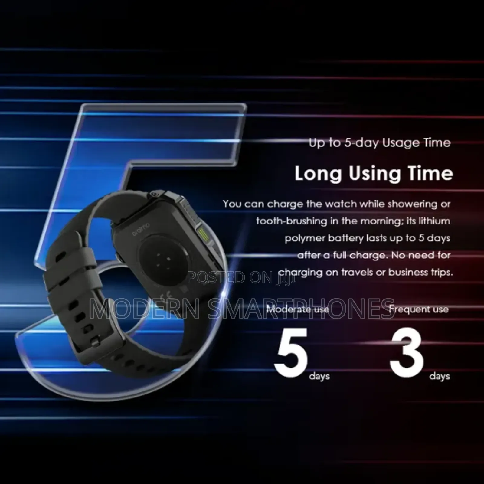 Oraimo Nova v 2.01". HD Video Watch Faces Smart Watch