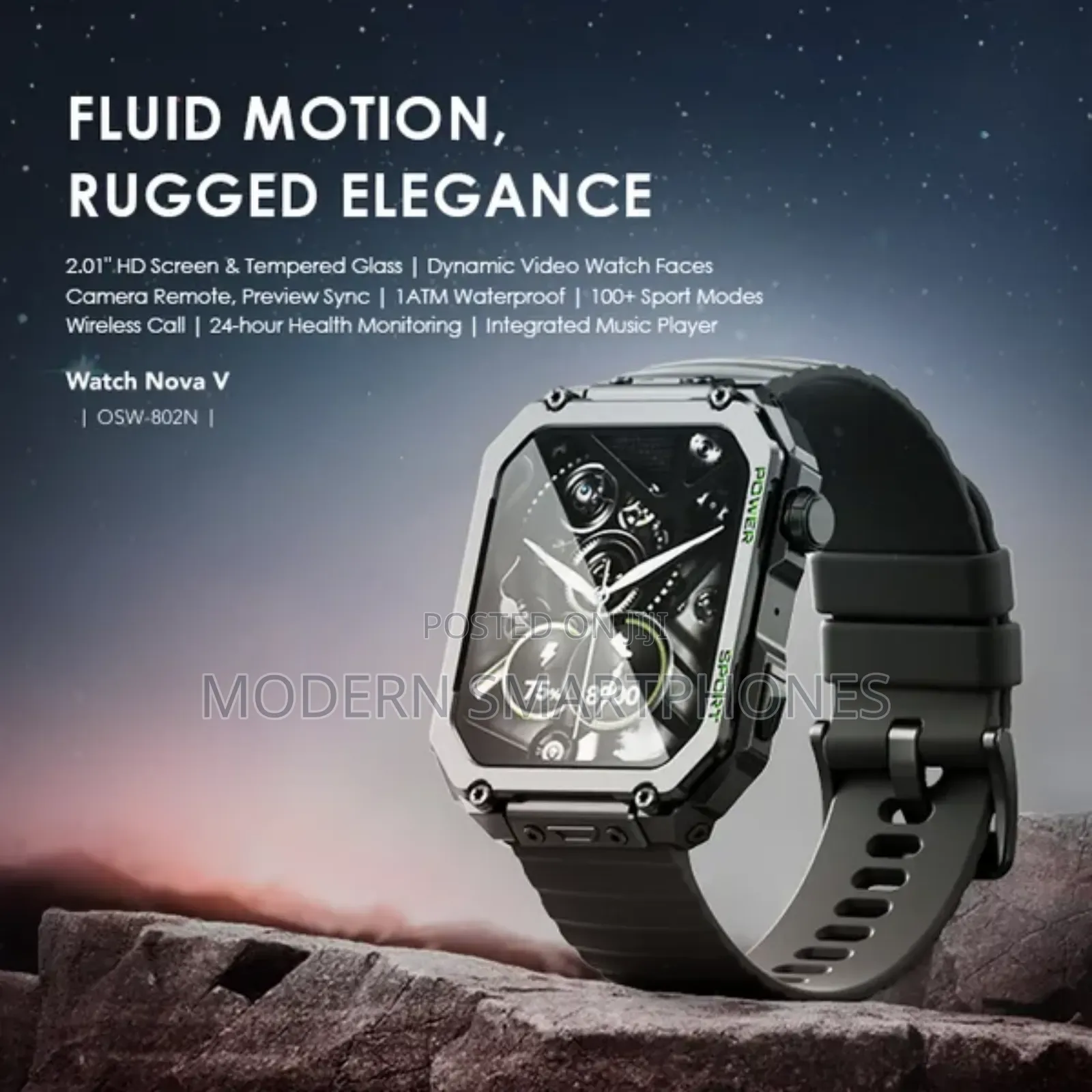 Oraimo Nova v 2.01". HD Video Watch Faces Smart Watch