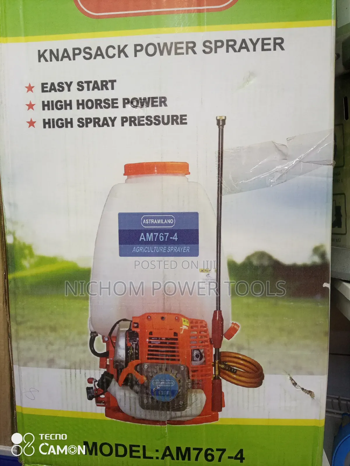 Astramilano Knapsack 4stroke Power Sprayer