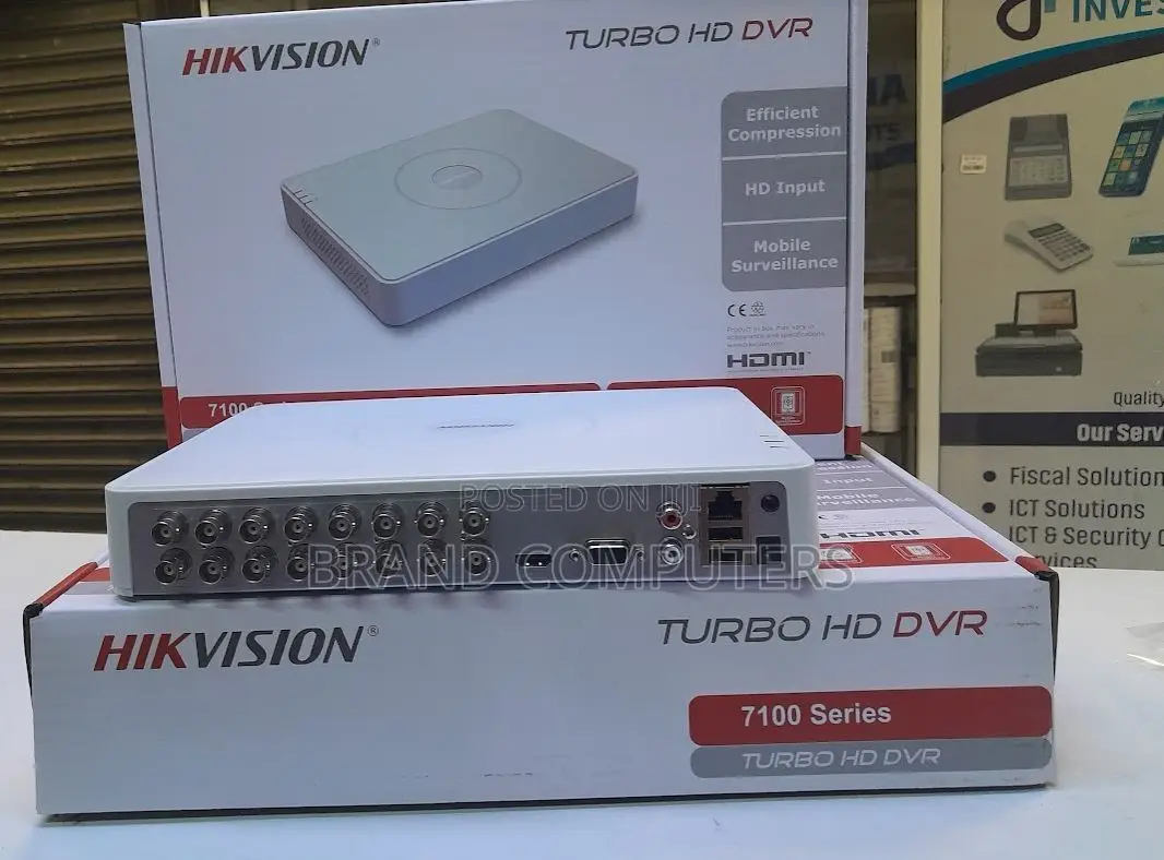 Hikvision 16 Channels 1080P DVR Machine 7100s- White