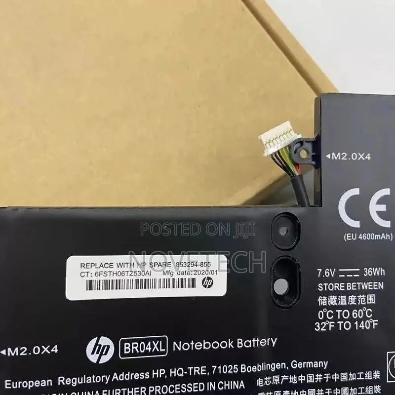 0riginal Br04xl Battery for HP Folio 1020 G1 New