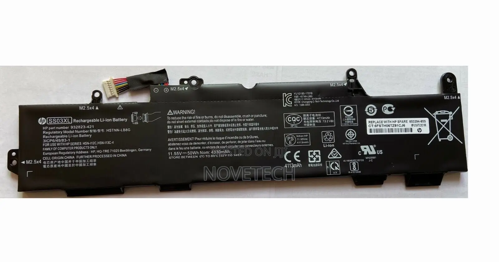 HP Ss03xl Battery 840G5 840G6 Zbook 14U G5 G6