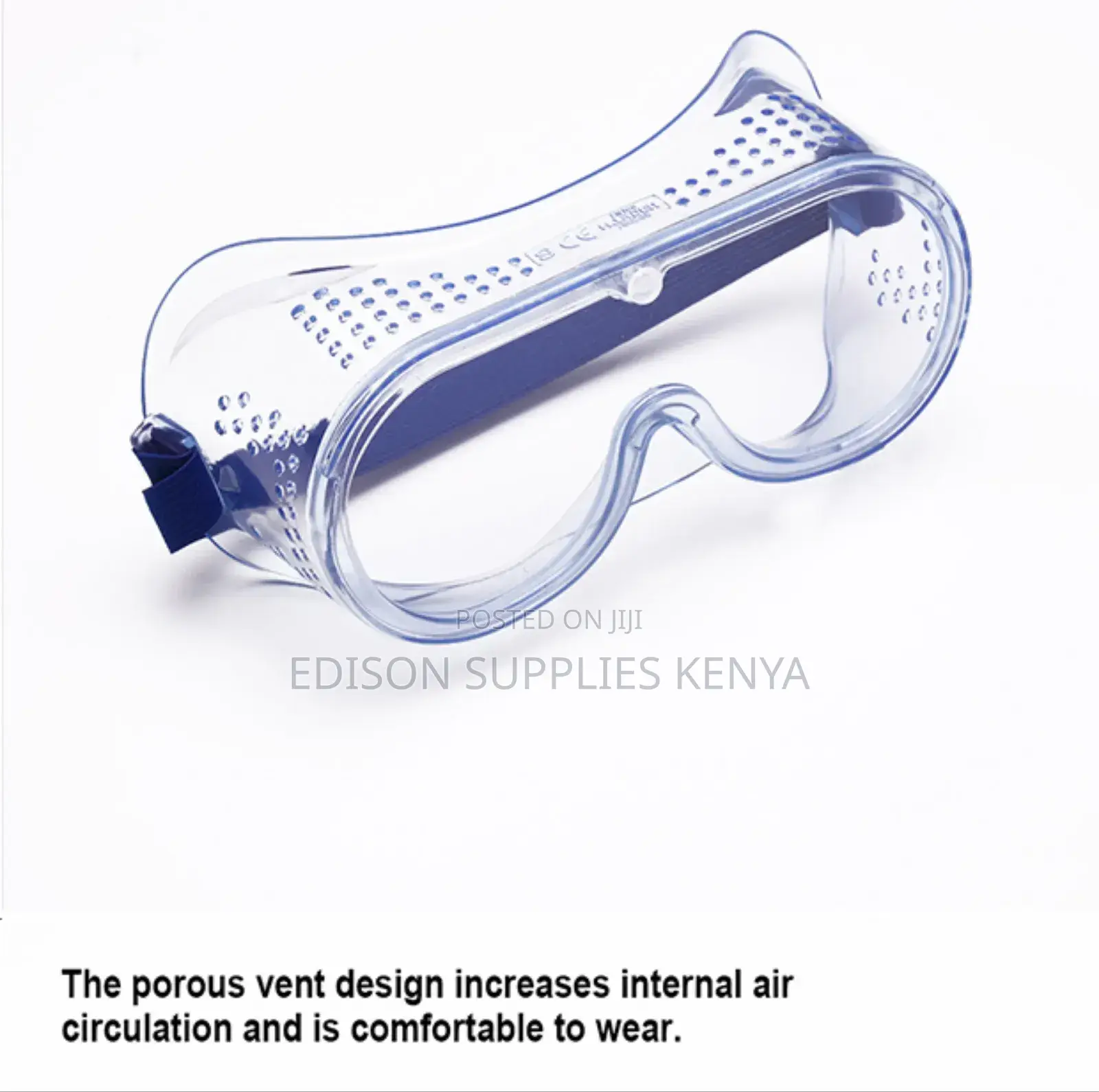 Safety Goggles Harden Clear Safety Googles Wt Strap Glasses