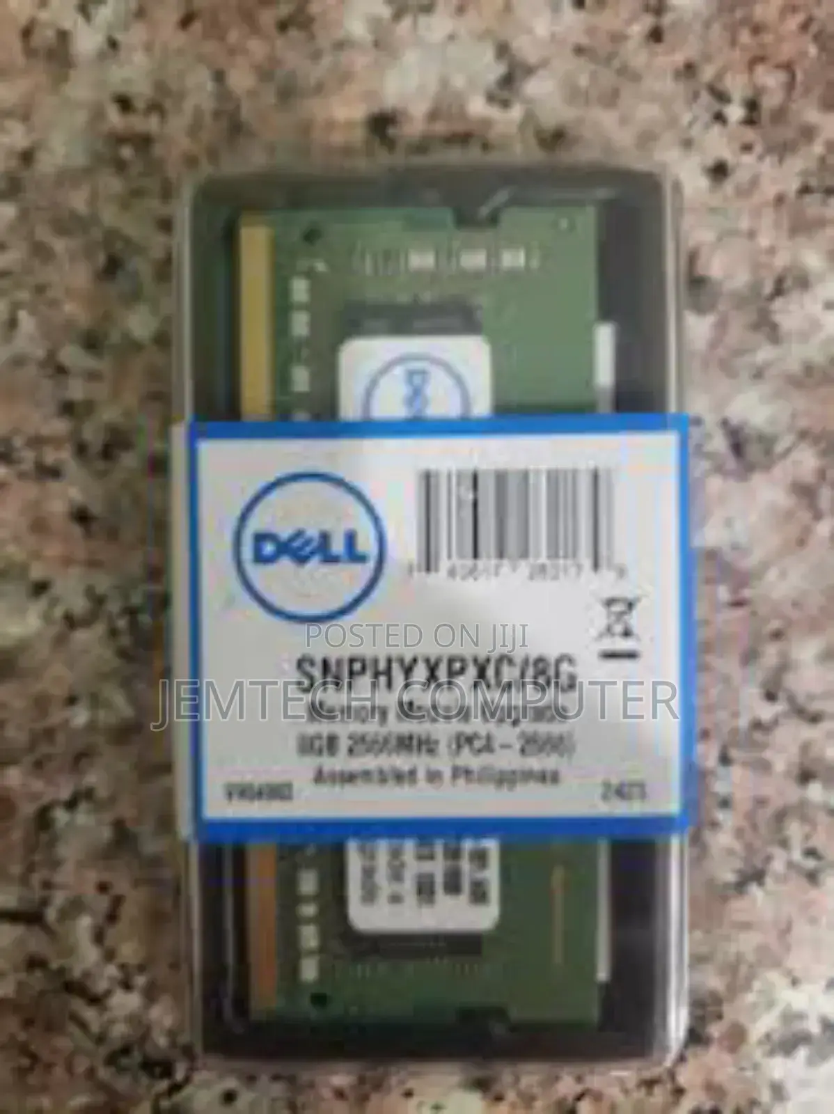 Dell 8GB Dual Rank DDR4 PC4-UDIMM, 2666mt/S^