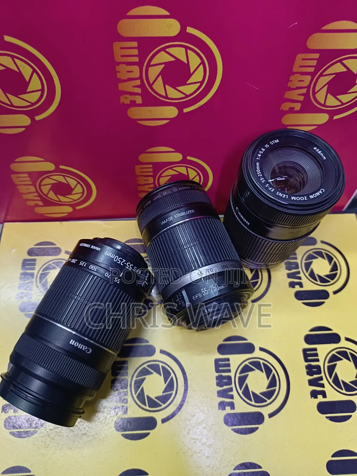 Canon 55-250mm Lens With Stabilzer
