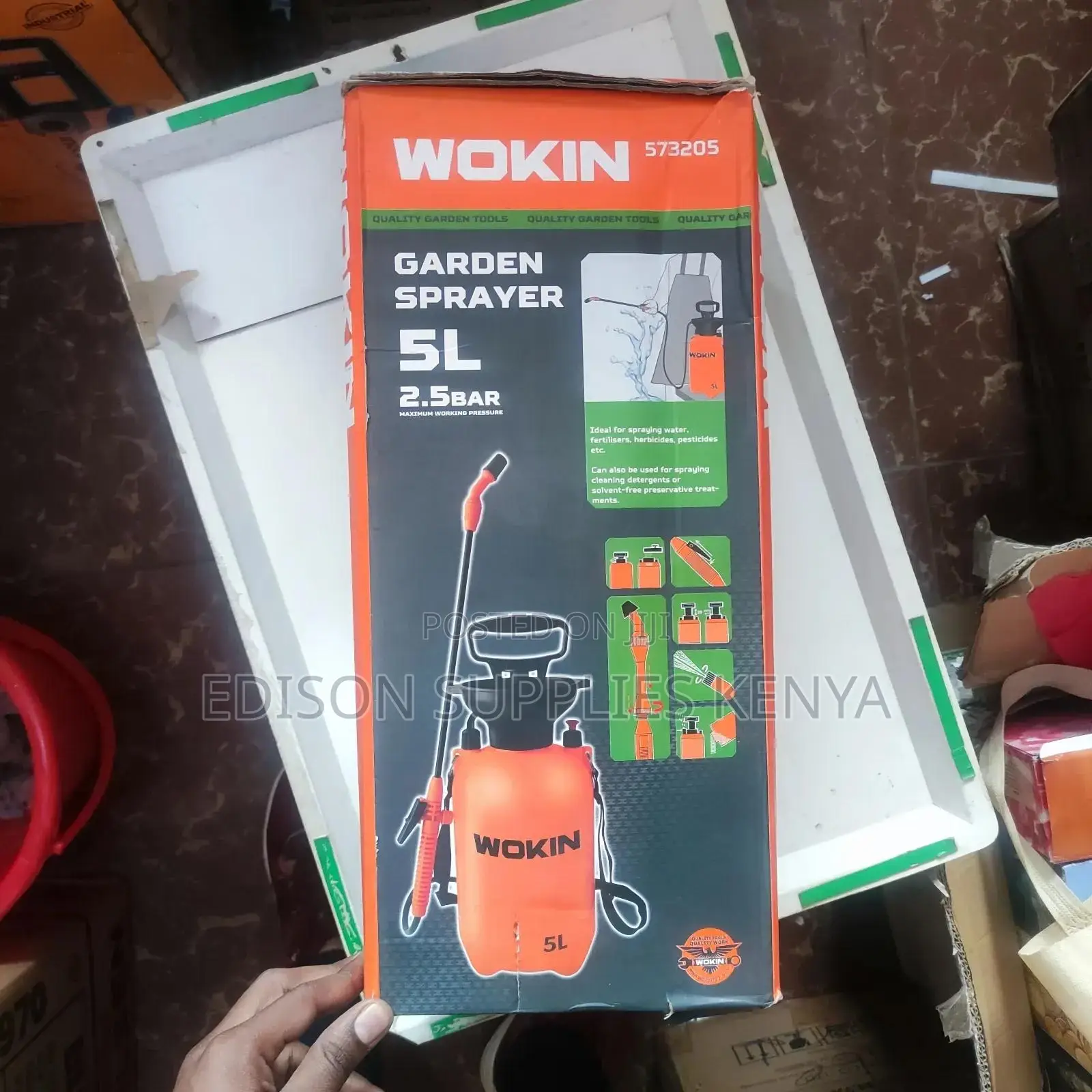 Wokin Garden Sprayer 5 Litre Pump Spray Disinfectant Bottle