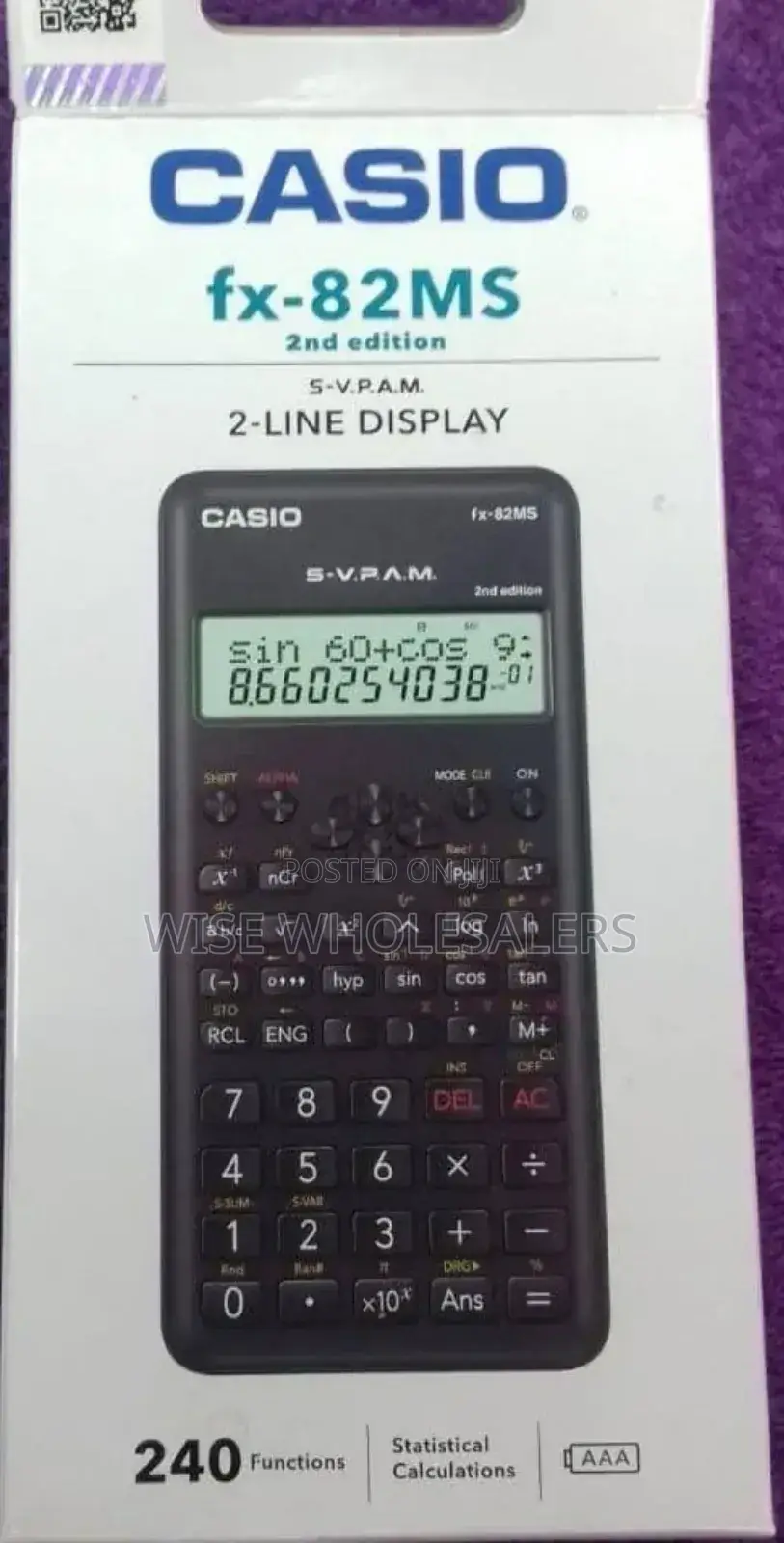 Casio Casio// Fx-82ms Scientific Calculator// 2nd Available
