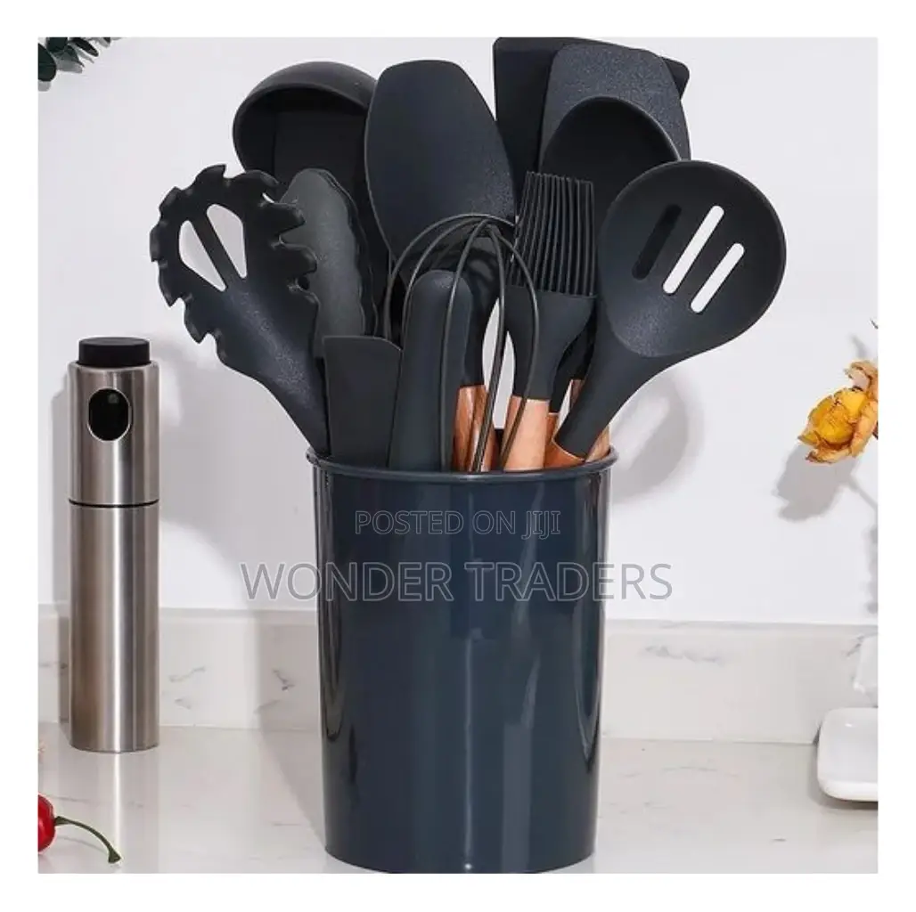 12pc Kitchen Silicone Spoon Set*
*