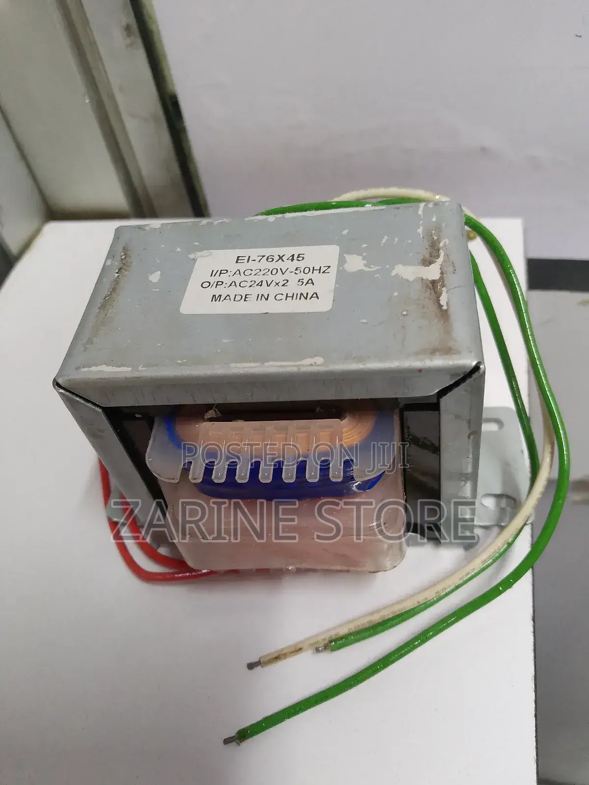 Power Transformer El-76×45 Output Ac 24v×2, 5A. Input AC220V