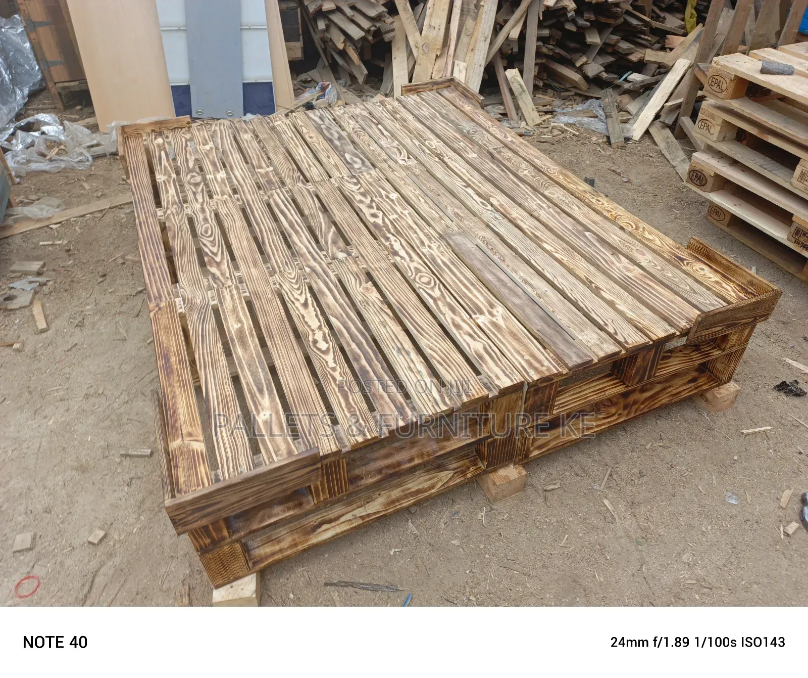 Pallet Bed 6 by 6