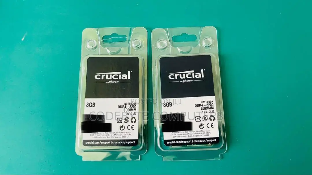Crucial Laptop Ram Ddr4 8gb 3200