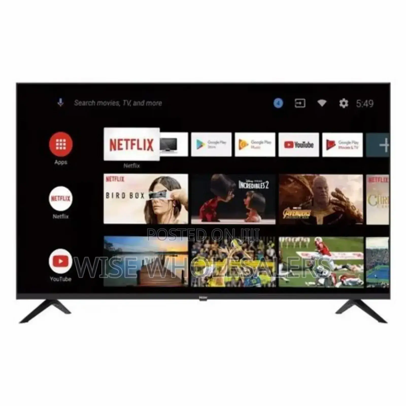 Gld 50′′ Inch Uhd Smart Android Tv,Bluetooth.