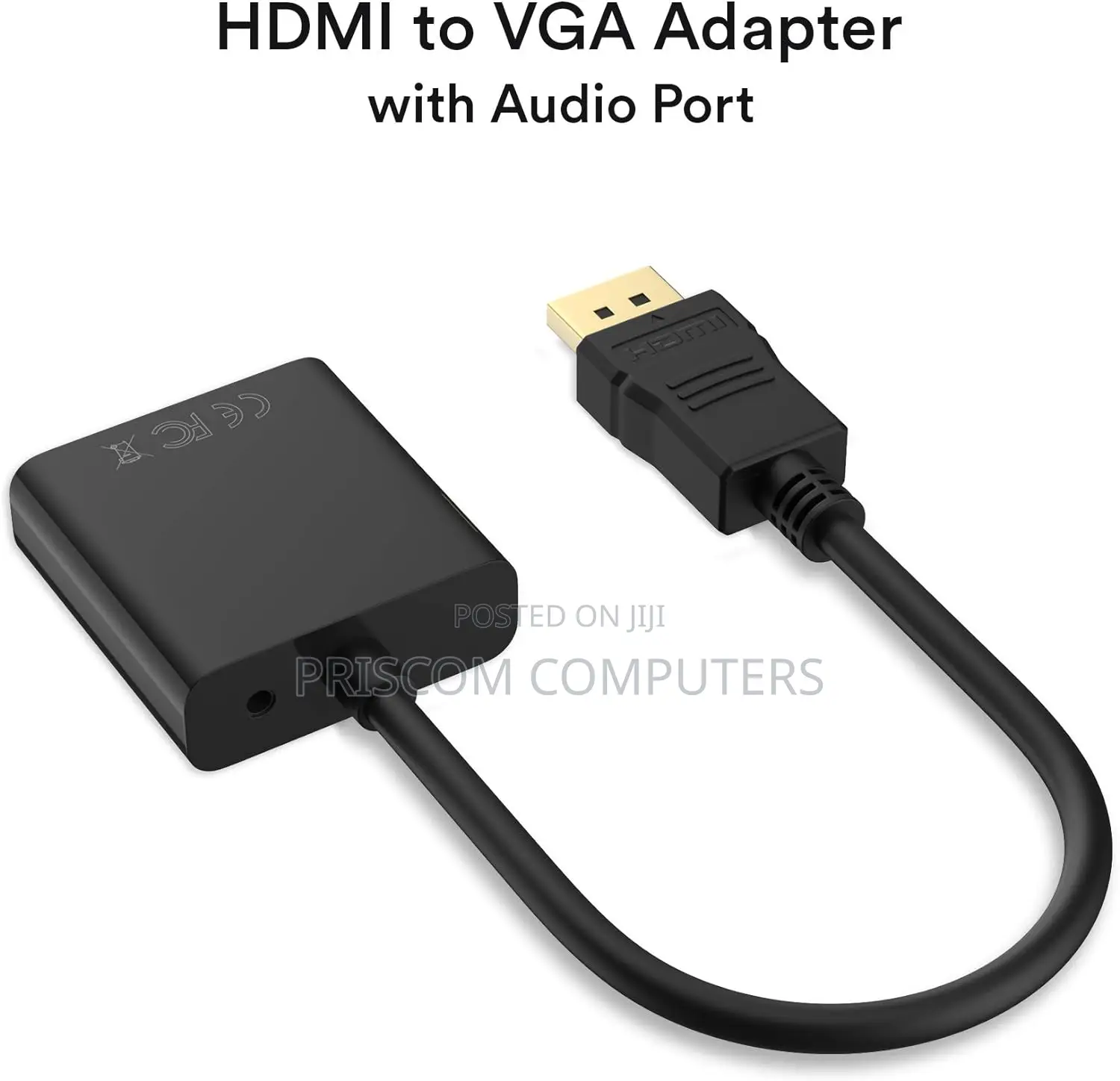 HDMI to VGA 1080P With Audio for Laptop, PC,Desktop, Tvbox