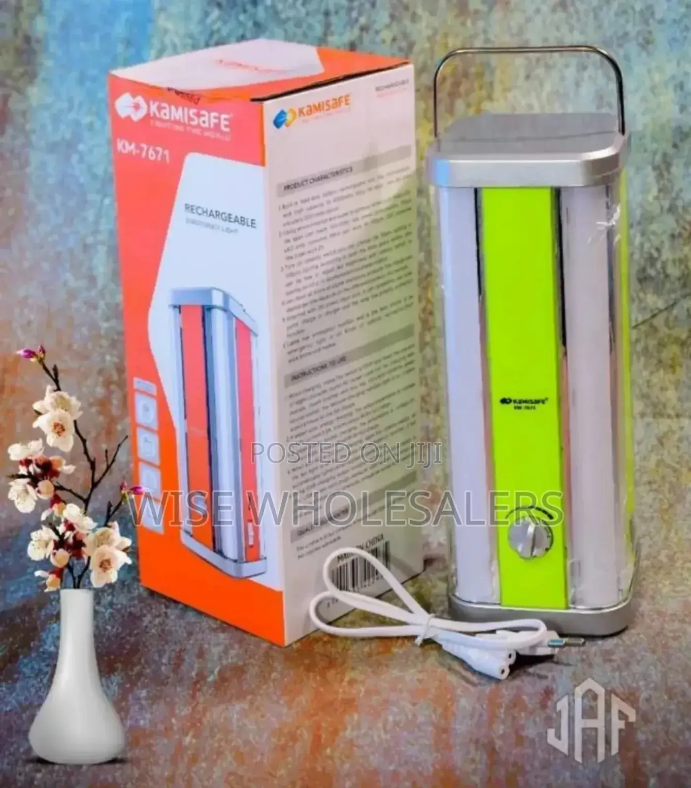 Km-7671 Rechargeable Lamp + ""Available