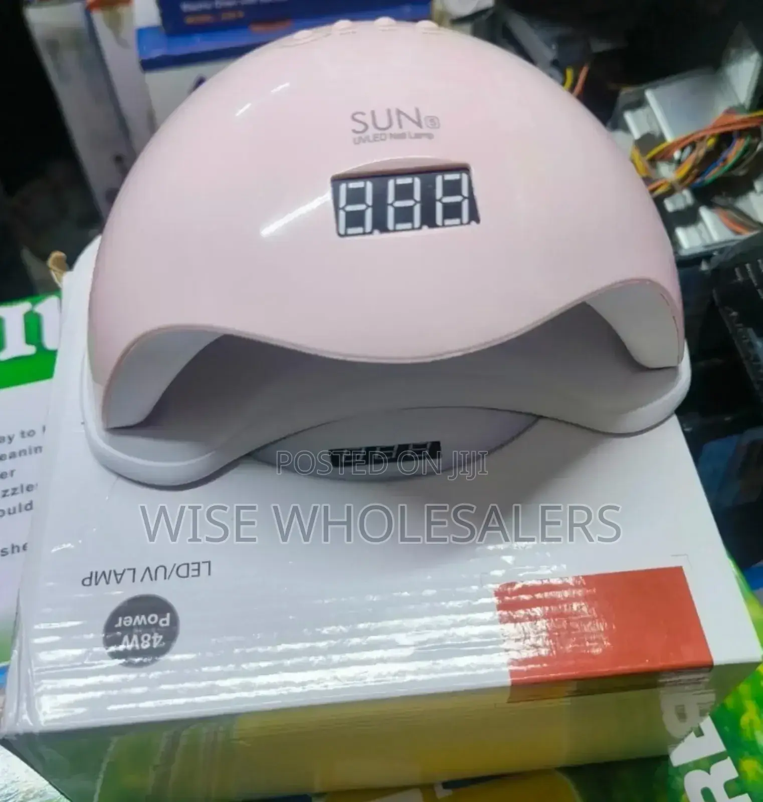 UV LED Nail Lamp Dual Light Source 120W Intelligent 