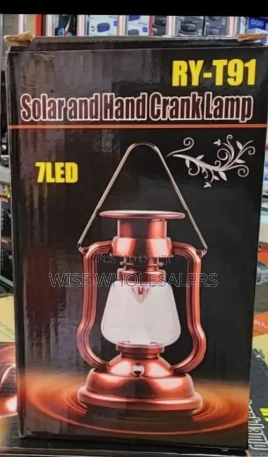 Solar and Hand Crank Lamp* +