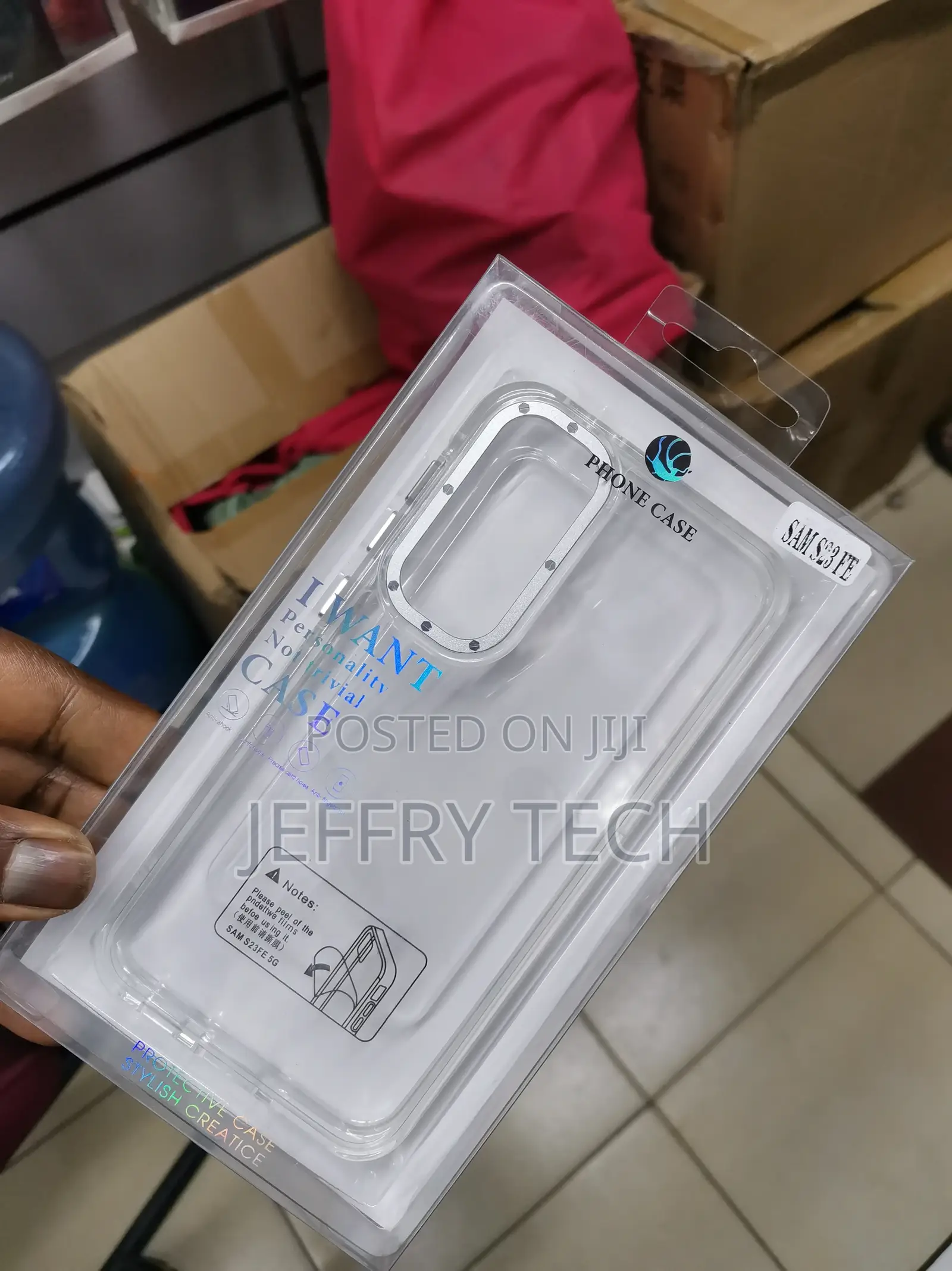 Creative Protective Clear Phone Case for Samsung S23 FE
