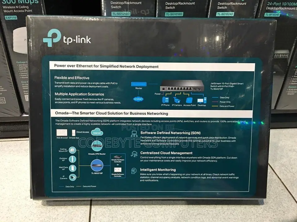 Tp-link Tl-sg2210p Jetstream 10-port Gigabit Poe+ Switch