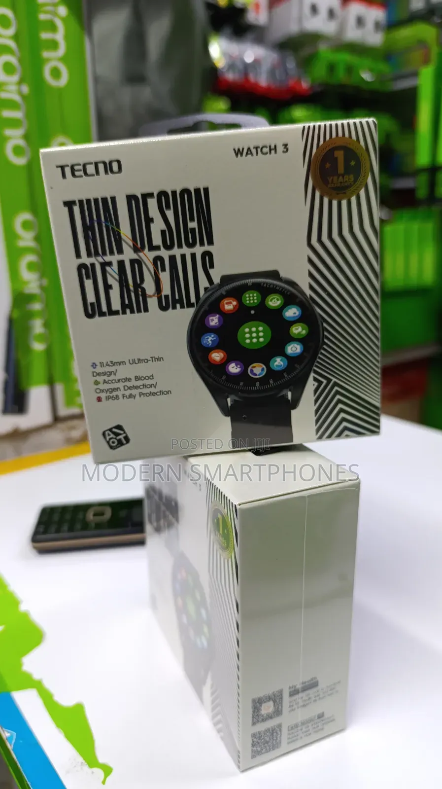 TECNO Watch 3
Clear Bluetooth Call
Smart Watch