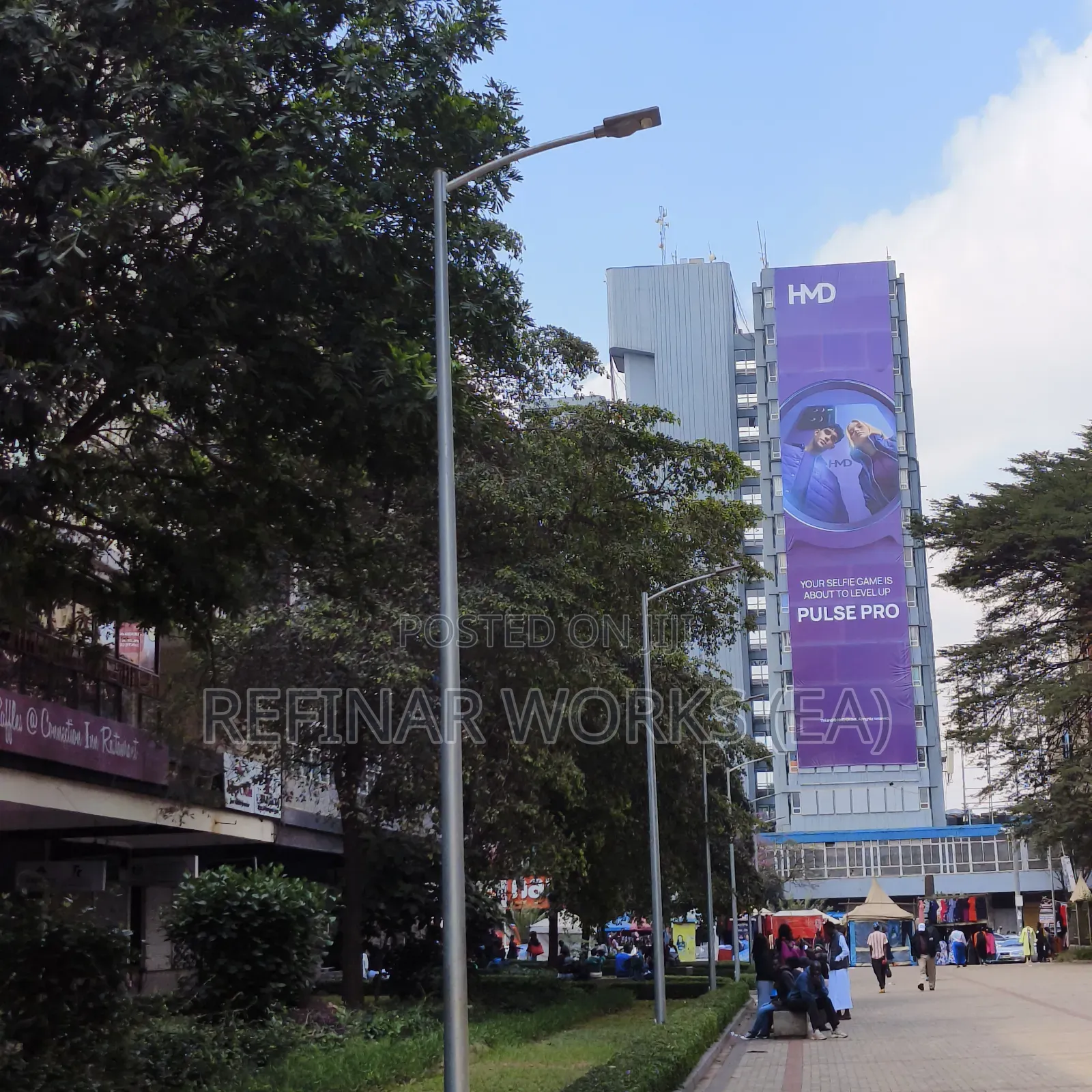 8M Hot-Dip Galvanized Outdoor Street Light Poles