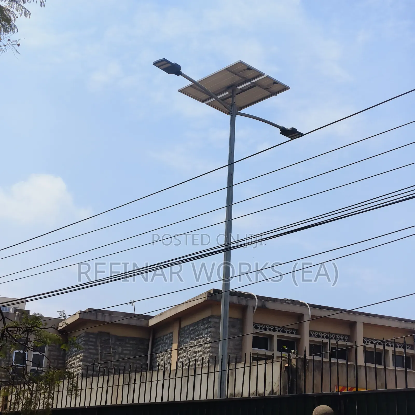Galvanized Steel Light Poles - Anti Rust Solar/ Electric