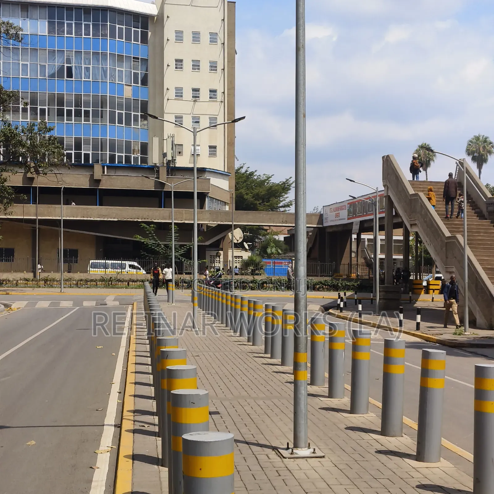 Galvanized Steel Light Poles - Anti Rust Solar/ Electric