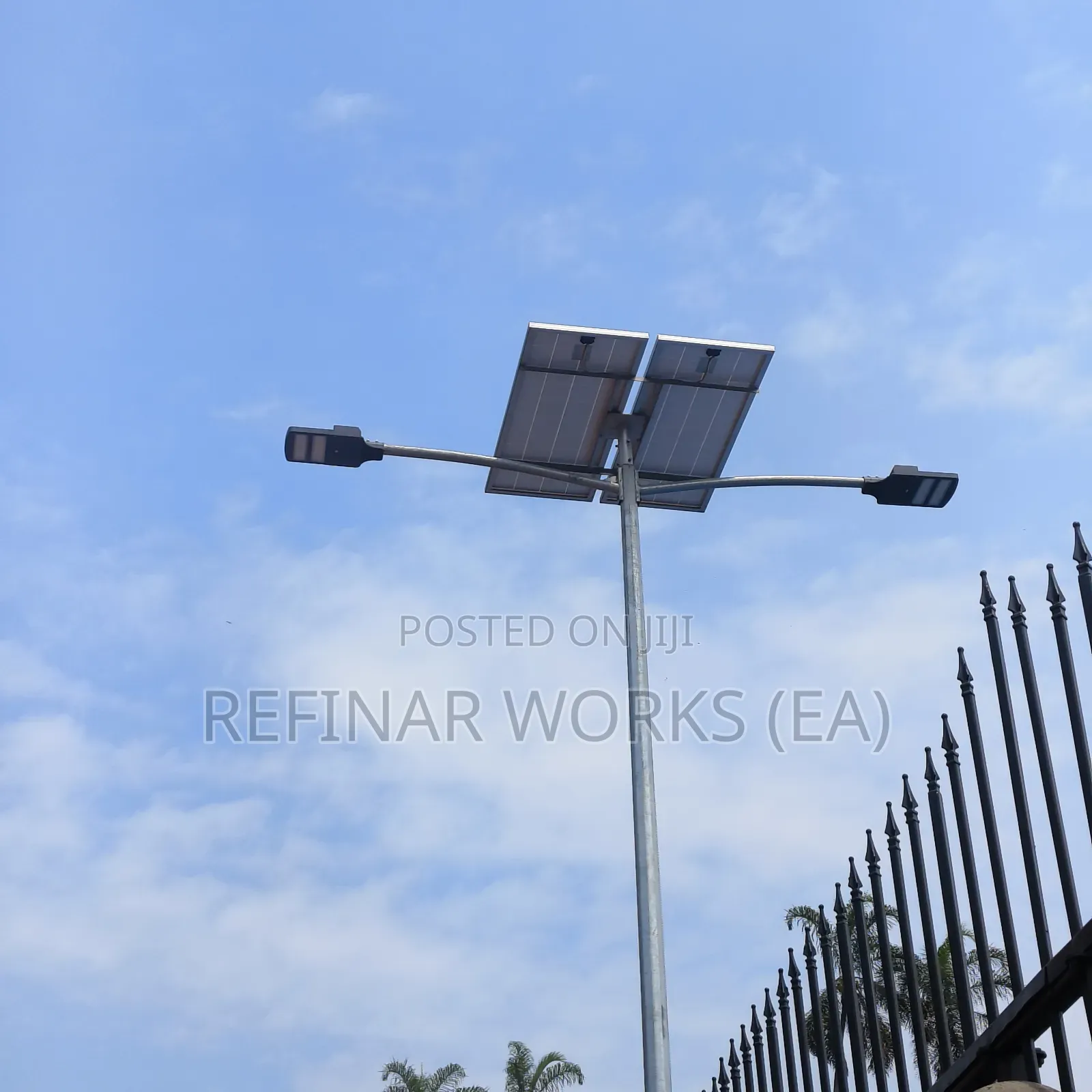 Galvanized Steel Light Poles - Anti Rust Solar/ Electric